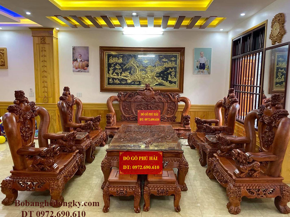 Bộ bàn ghế gỗ hươgg