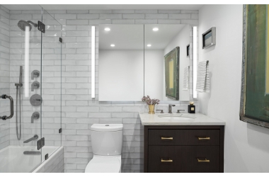 5 giải pháp khắc phục khi bạn sở hữu một căn phòng tắm quá nhỏ