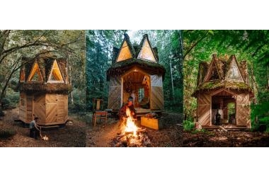 Ngôi nhà cabin đẹp hút hồn giữa thiên nhiên