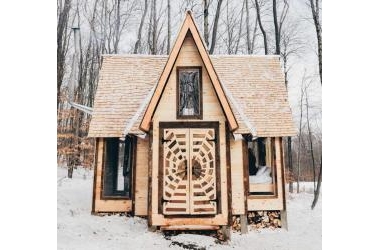 The Crosspire, căn nhà cabin yên bình giữa vùng núi Catskills