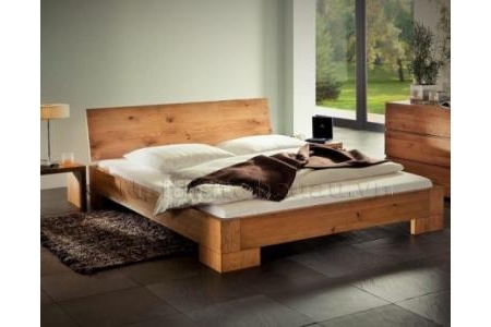 Giường ngủ gỗ sồi _ EUF 213 _ 1m6 & 1m8 x D2m