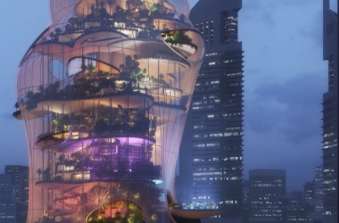 Aera Vertical Resort của công ty kiến trúc OBMI giành giải nhất cuộc thi Radical Innovation Award 2022.