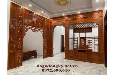 Vách Ngăn Gỗ Phòng Khách Phú Hải: Giải Pháp Đa Năng Cho Không Gian Sống Đẳng Cấp
