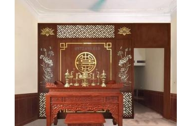 Chất Lượng Vượt Trội của Vách Gỗ Ngăn Phòng Thờ Phú Hải