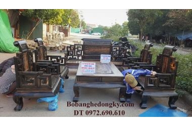 Nét Độc Đáo Trong Từng Đường Vân: Bàn Ghế Gỗ Mun Phú Hải