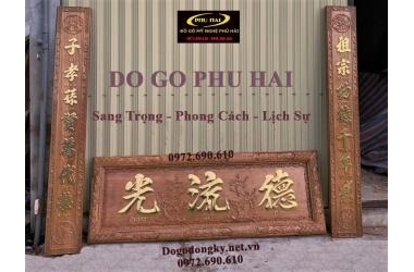 Phú Hải: Địa Chỉ Uy Tín Cho Hoành Phi Câu Đối Gỗ Đồng Kỵ